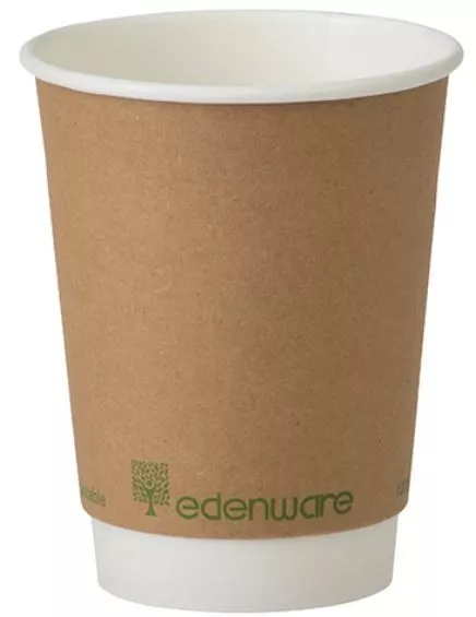 Biodegradable Double Wall Paper Cups & Lids - Coffee Supplies